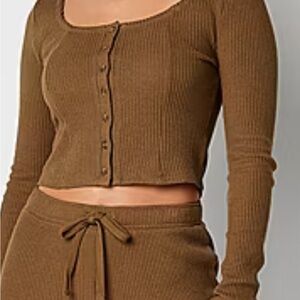 Arizona Womens XXL Scoop Neck Long Sleeve‎ Crop Top Thermal Comfy Leisure Shirt